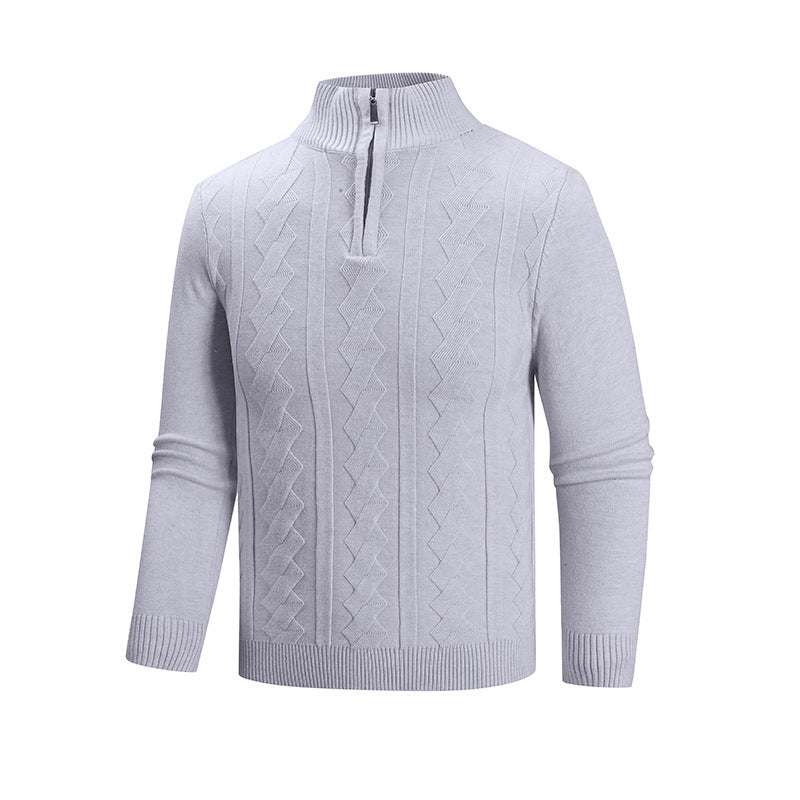 Herren Pullover Hochkragen Elegantes Design