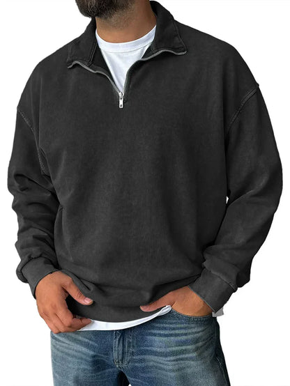 Emil - Sweatshirt Mit Reißverschluss & Lockere Passform