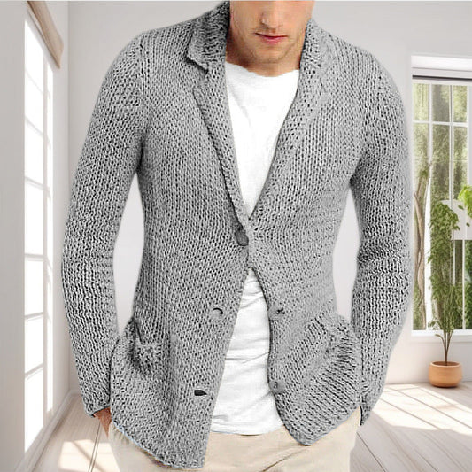 Herren Strickjacke Elegantes Design - IdealeKleiden