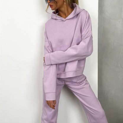 Damen Sportanzug Set Bequem Elastisch