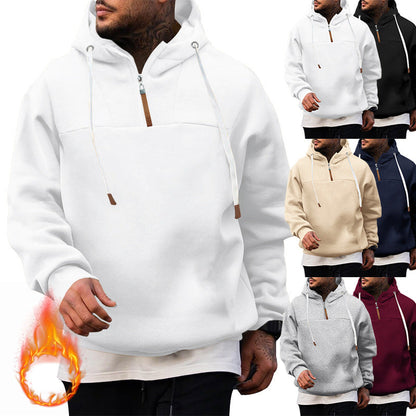 Herren Sport Hoodie Modern Reißverschluss Design - IdealeKleiden