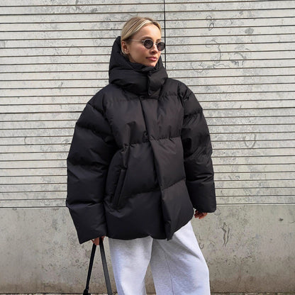 Damen Oversized Daunenparka Winterjacke