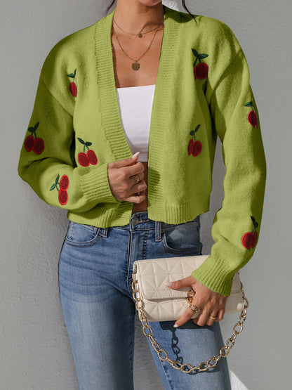 Damen Strickjacke Sommer Fruchtig Mode