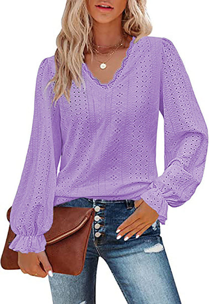 Frauen Bluse Romantic Spitze Trendy