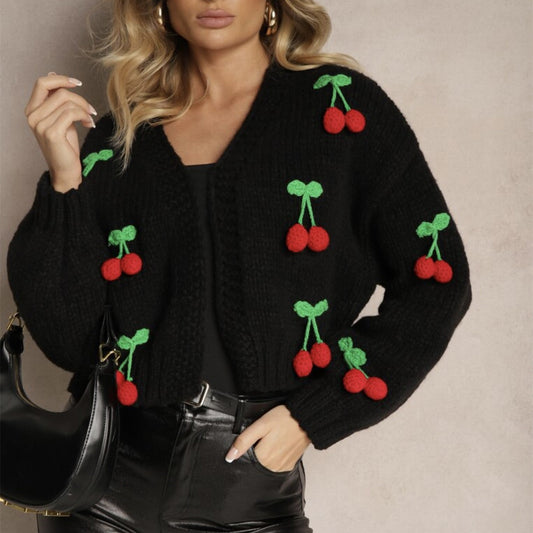 Damen Strickcardigan Damen Elegant Dekorativ - IdealeKleiden