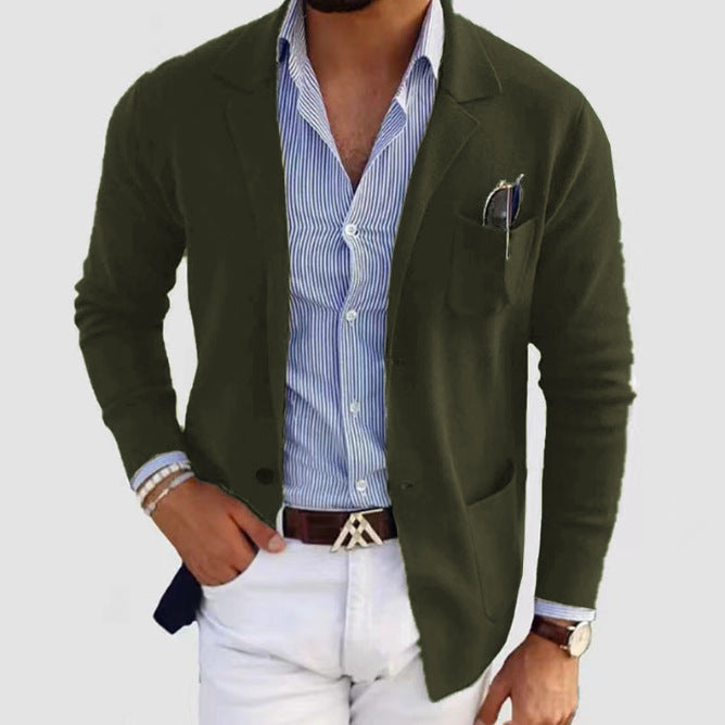 Herren Blazer Modern Elegant Baumwolle