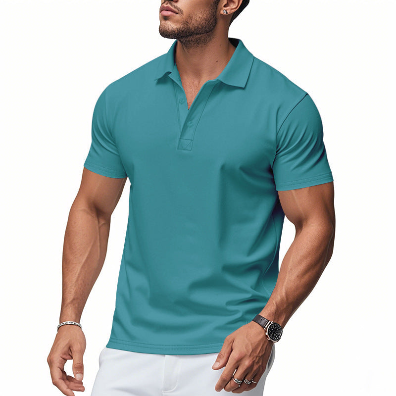 Herren Poloshirt Schnell Trocknend Elegant Slimfit