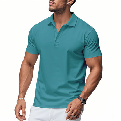 Herren Poloshirt Schnell Trocknend Elegant Slimfit