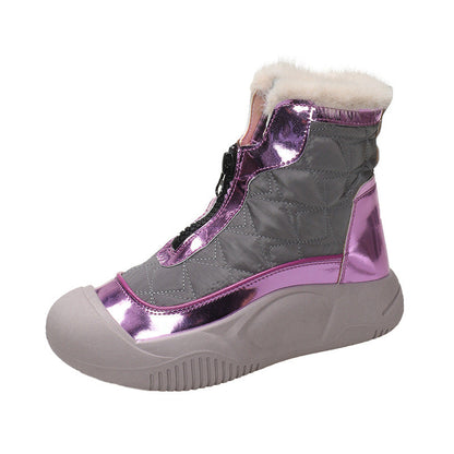 Damen Winterstiefel Isoliert Warm Bequem Schnee