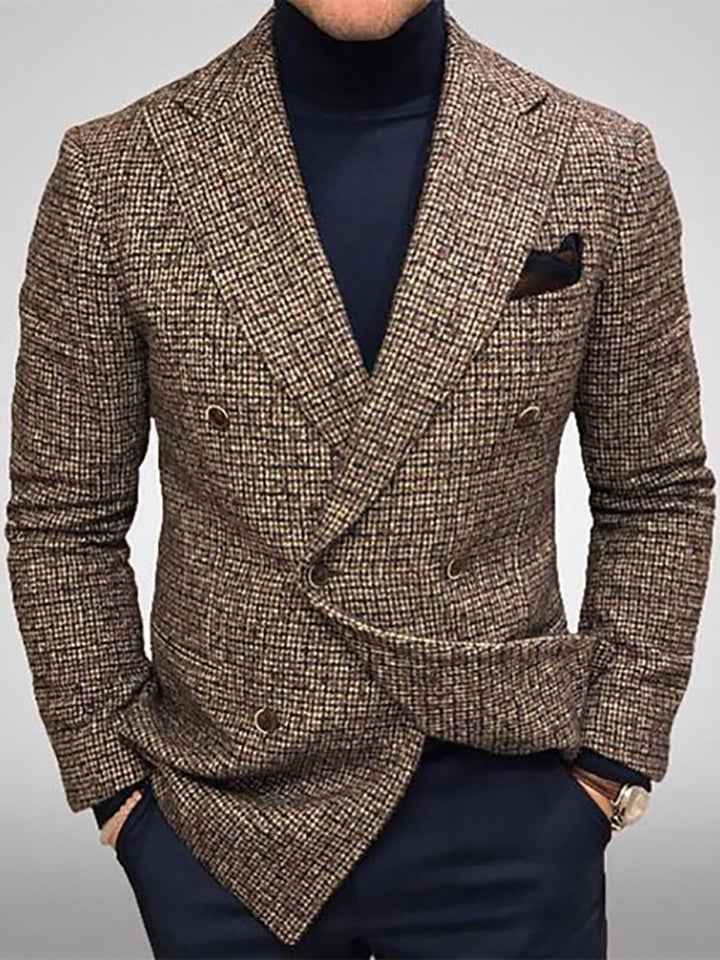 Herren Blazer Elegantes Karomuster