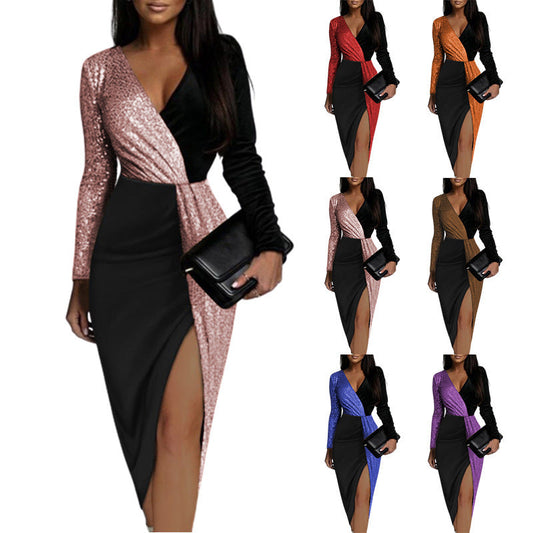 Damen Abendkleid Elegant Chic Partykleid - IdealeKleiden