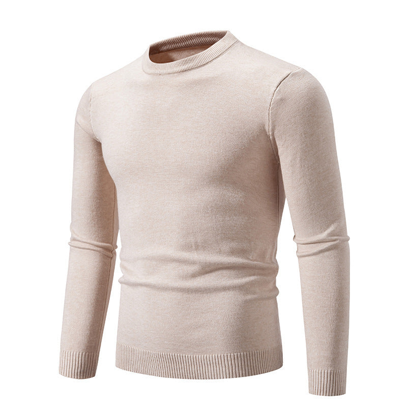 Herren Pullover Rundhals Elegantes Design Baumwolle