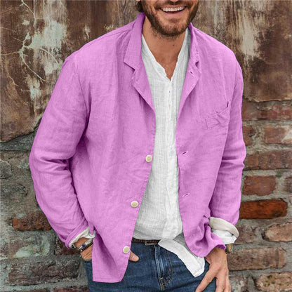 Sommerblazer Leicht Leinen für Männer