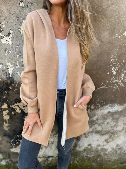 Kapuzenjacke Damen Baumwolle Bequem