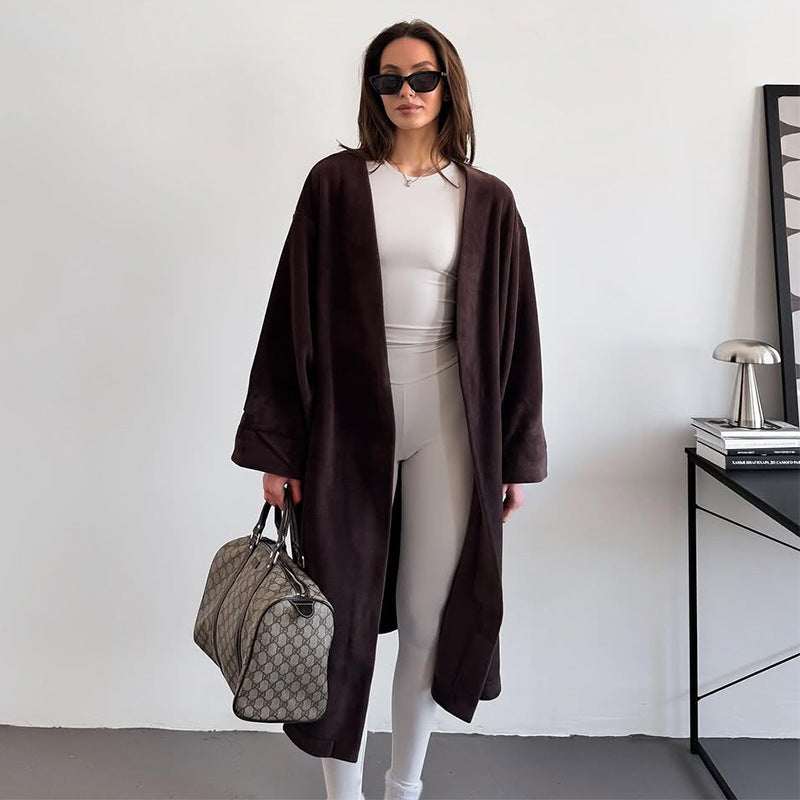 Weicher Damen Wintermantel Oversized Stil