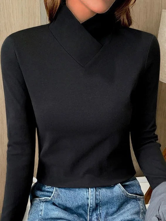 Stilvoller Rollkragen Pullover Elegantes Design