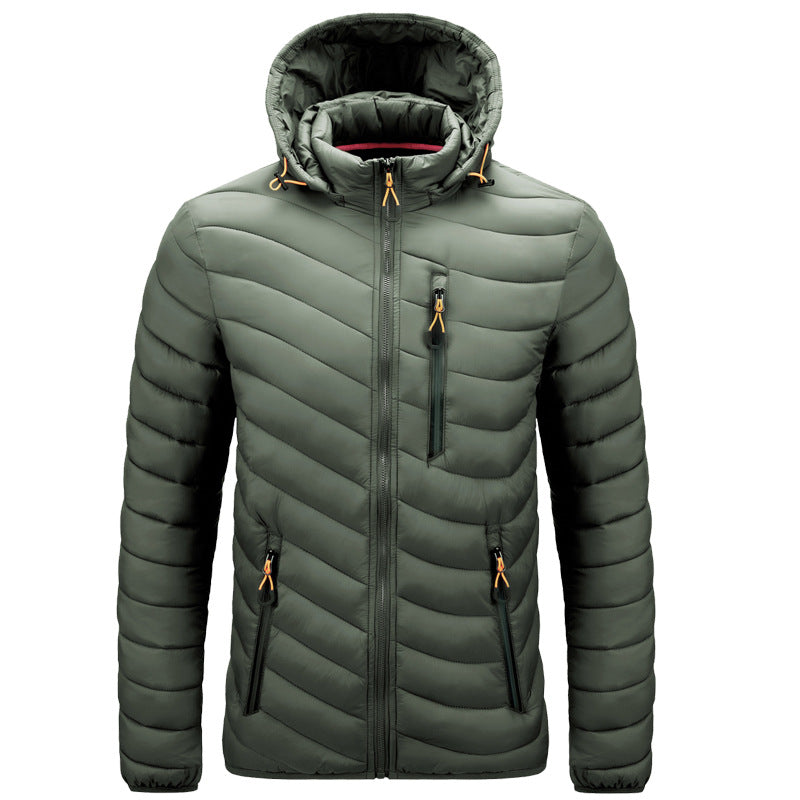 Leichte Herrenjacke Kapuze Sportlich