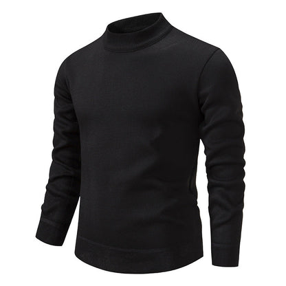 Herren Strickpullover Modern Stehkragen Elegante Optik