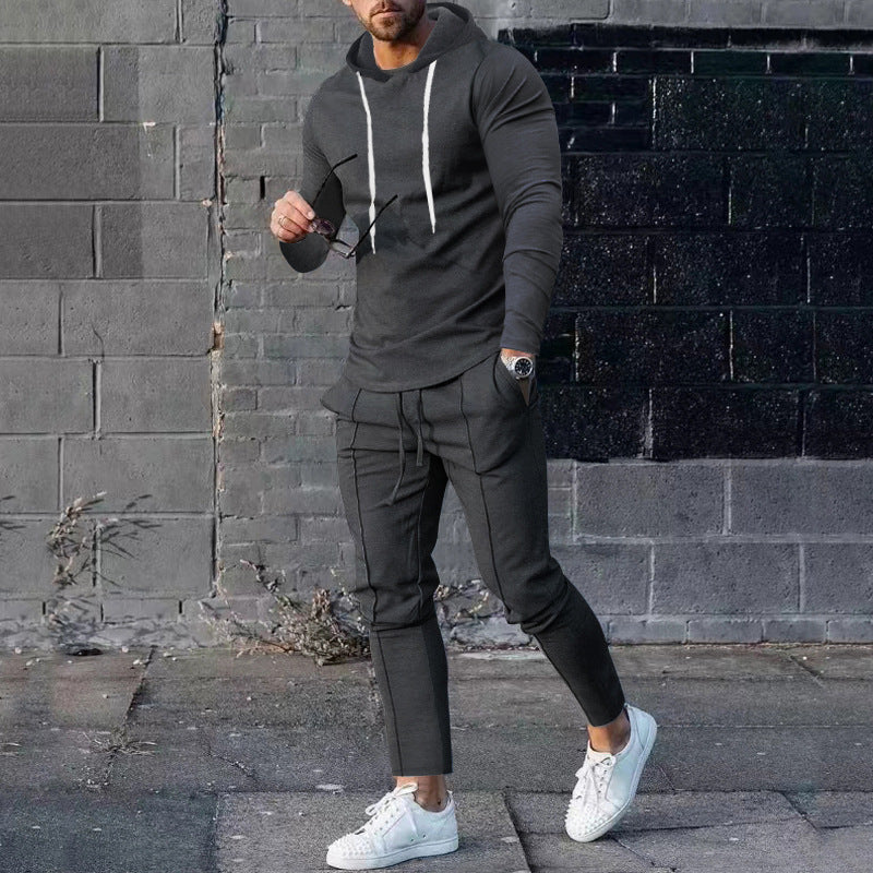 Herren Sportset Hoodie Jogginghosen Trendy