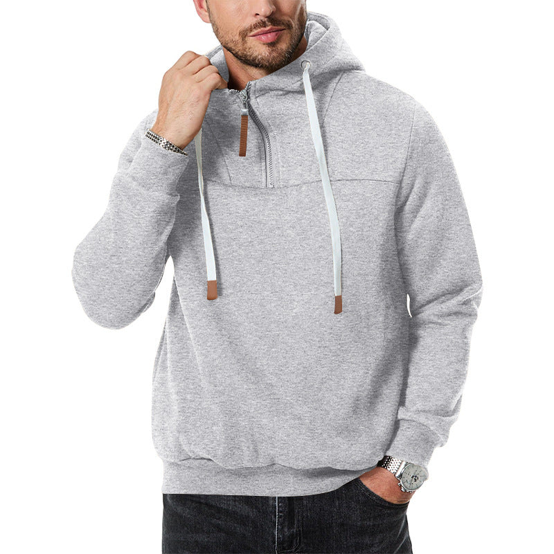 Herren Sport Hoodie Modern Reißverschluss Design