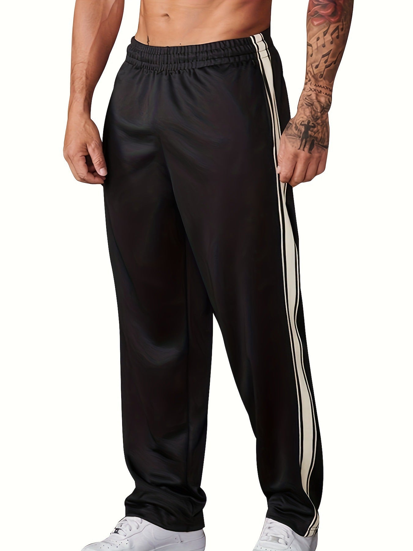 Herren Sport Hose Mit Seitenstreifen Modern Design
