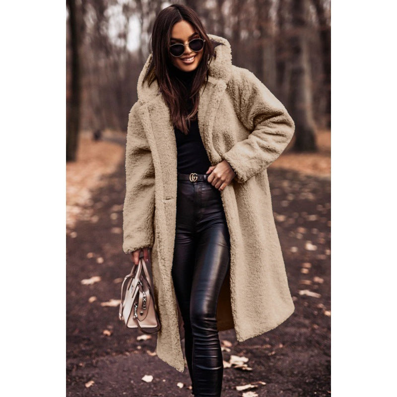 Damen Oversized Mantel Weich & Bequem