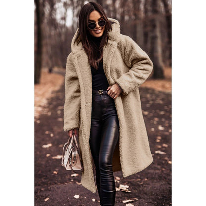 Damen Oversized Mantel Weich & Bequem