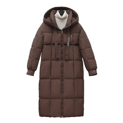 Damen Daunenparka Lang Warm Winter - IdealeKleiden