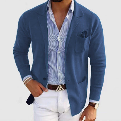 Herren Blazer Modern Elegant Baumwolle