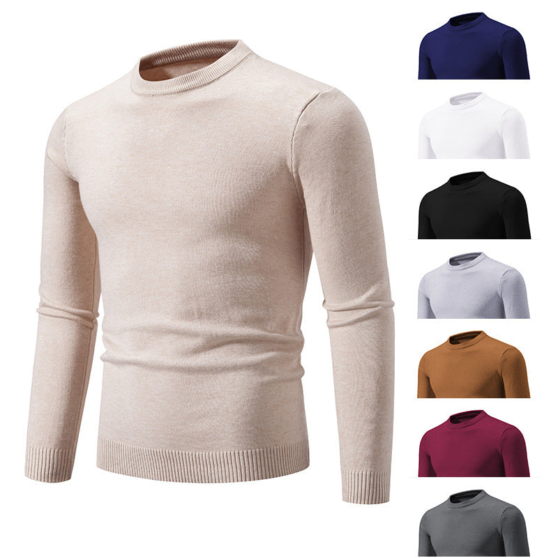 Feiner Herren Pullover Rundhals Elegantes Design - IdealeKleiden