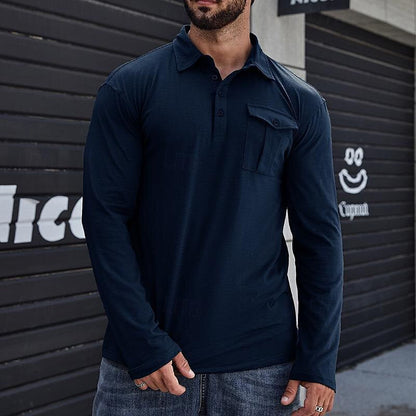 Herren Hemd Baumwolle Langarm Elegant