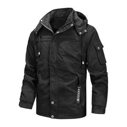 Herren Outdoor-Jacke Warm Gefüttert Wasserdicht