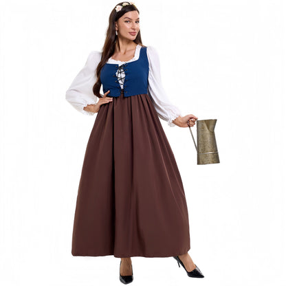 Dirndl Kleid Traditionell mit Mieder und Rock - IdealeKleiden