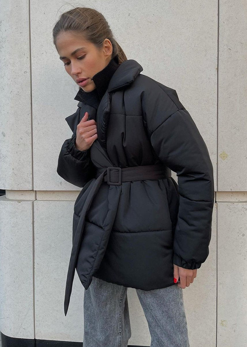 Elegante Pufferjacke Winterwarm & Stylish - IdealeKleiden