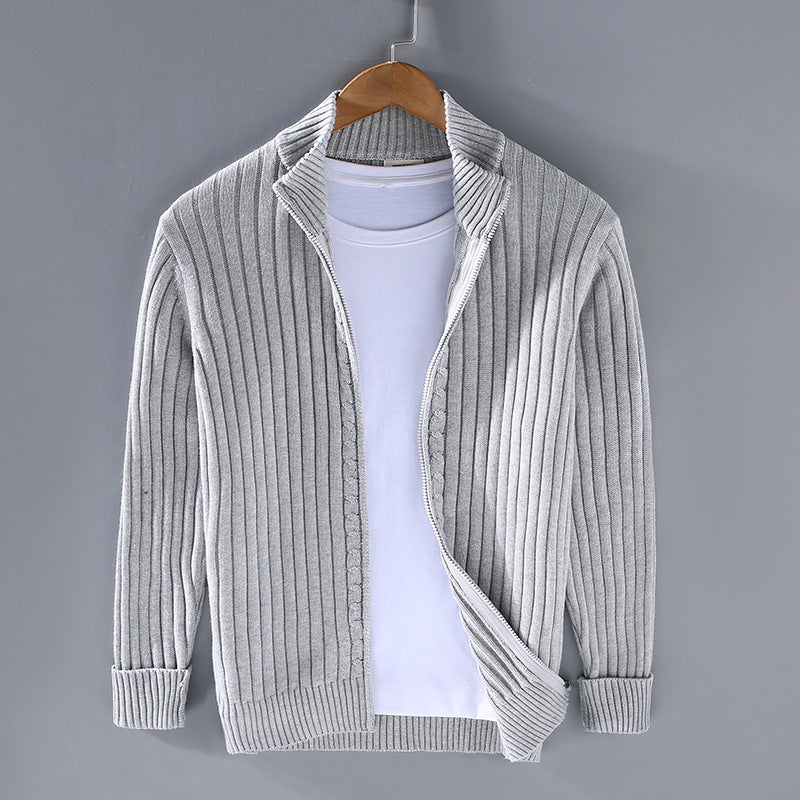 Herren Pullover Luxus Reißverschluss Design