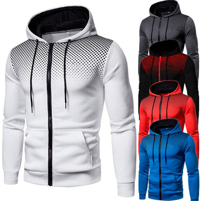 Herren Sportpullover Atmungsaktiv Kapuze Funktionstextil - IdealeKleiden