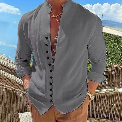 Herren Leichtgemachte Freizeithemd Casual Style