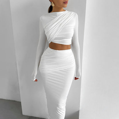 Damen Elegantes Kleid Set Modern Abendkleidung - IdealeKleiden