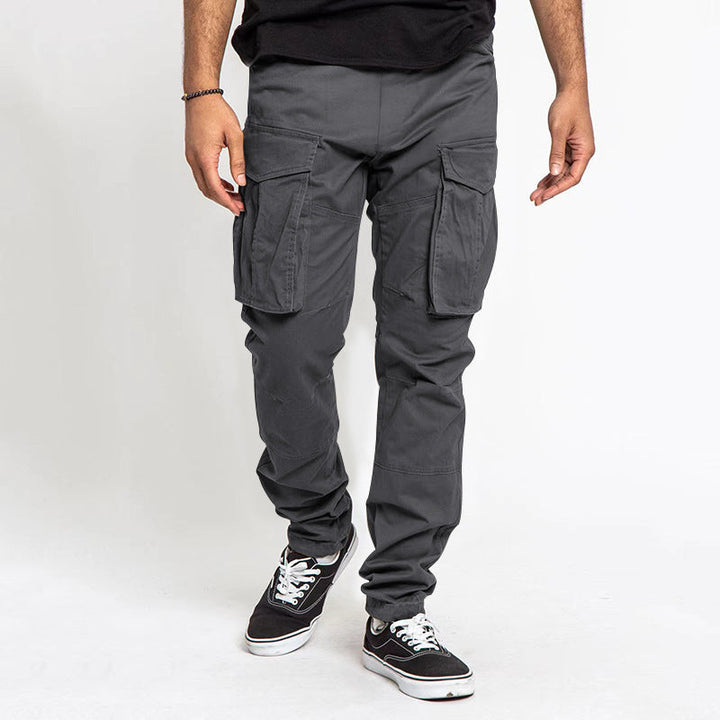 Herren Cargo-Hose Modern Elastisch Vielfach Taschen