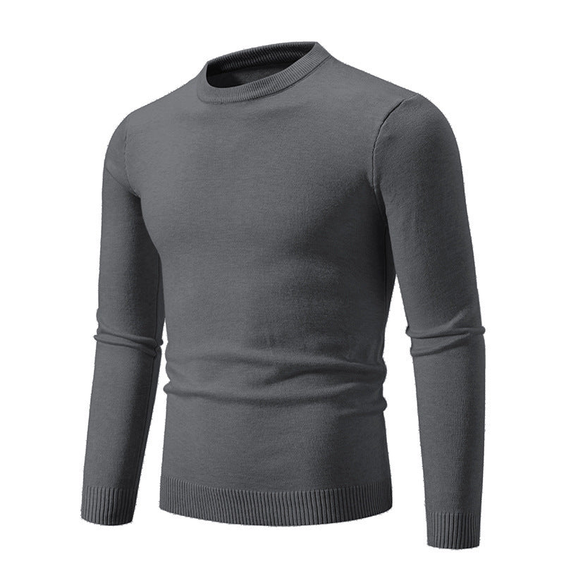 Herren Pullover Rundhals Elegantes Design Baumwolle
