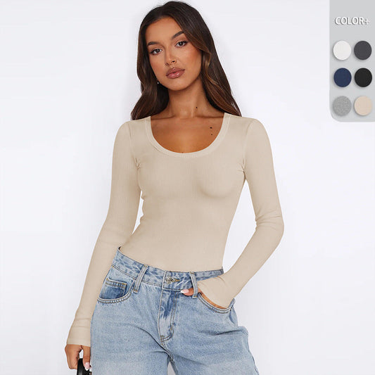 Damen Langarmshirt Elegant Modern Style - IdealeKleiden