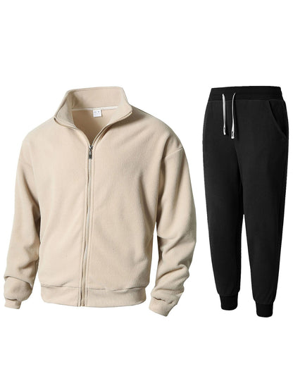 Herren Fleece Anzug Warm Bequem