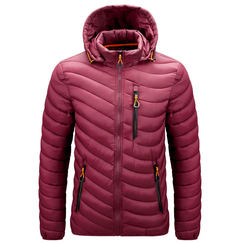 Leichte Herrenjacke Kapuze Sportlich