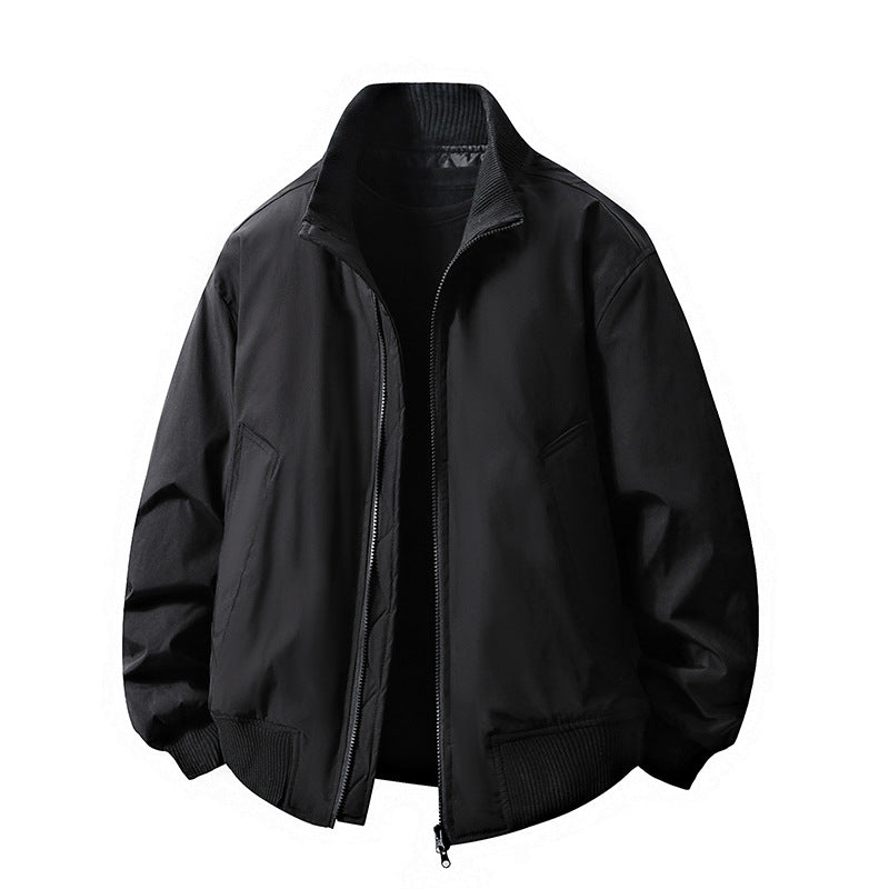 Herren Lederjacke Elegant Slim Fit Design