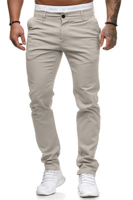 Herren SlimFit Chino Hosen Elegant Bequem