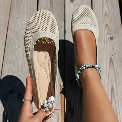 Damen Slipper Atmungsaktiv Bequem Rutschfest - IdealeKleiden