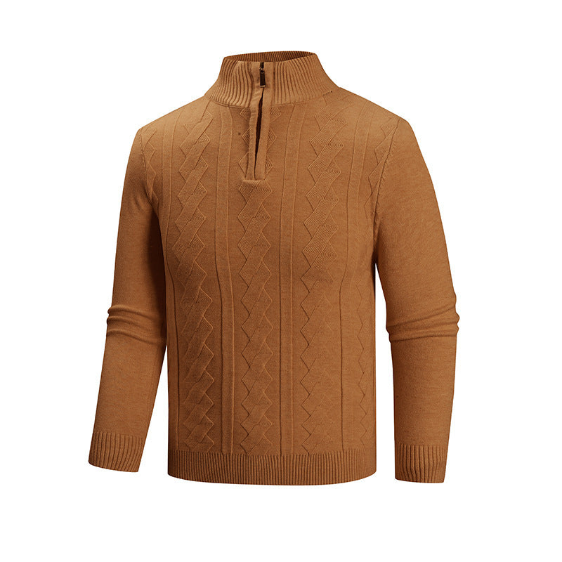 Herren Pullover Hochkragen Elegantes Design