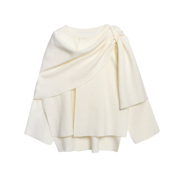 Damen Strickponcho Weich Gemütlich Elegant