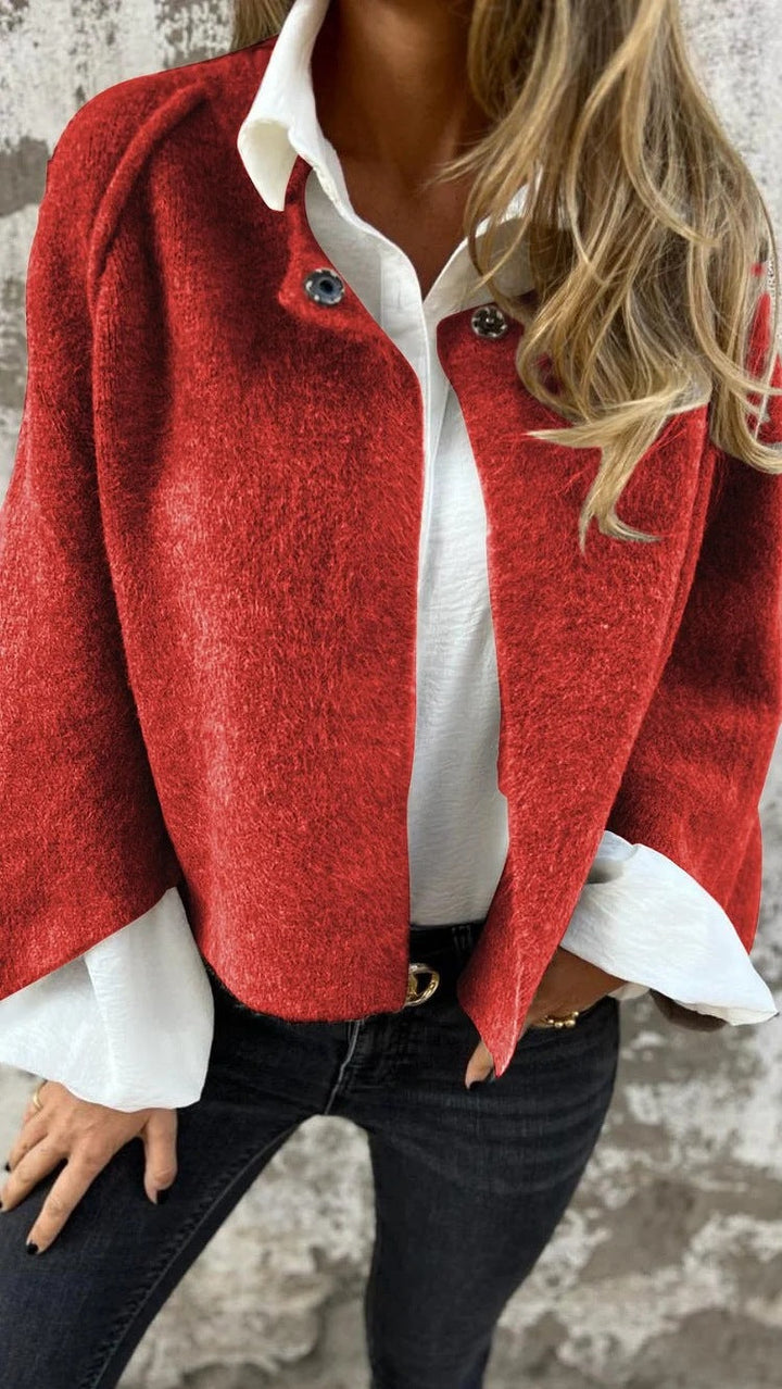 Kurze Cashmere Damenjacke Luxus Qualität