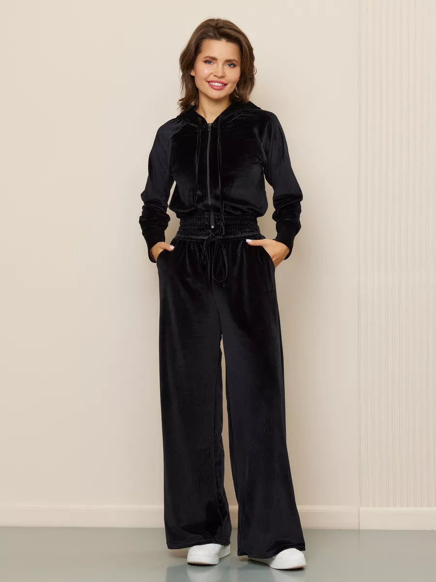 Kleiner Komfort Set | Fleece Kapuzenpullover Jogger Zweiteiler